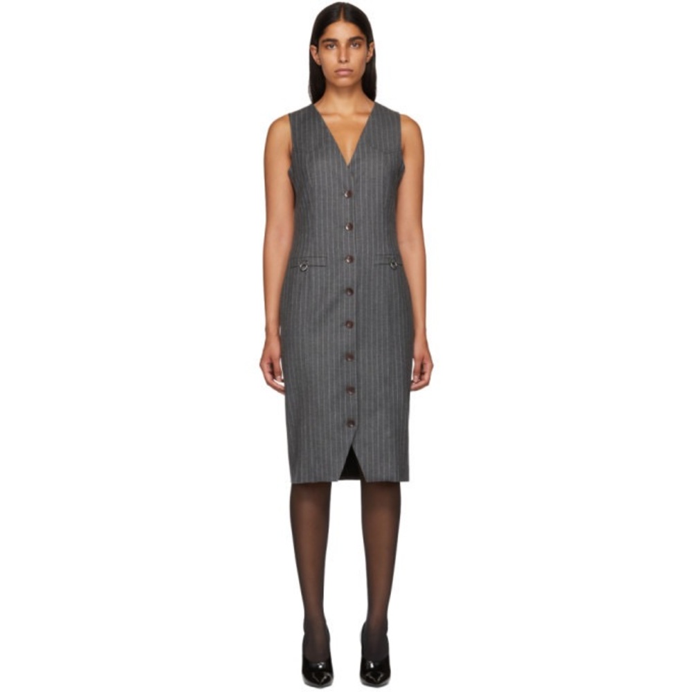 Altuzarra pinstripe vest dress size 38
